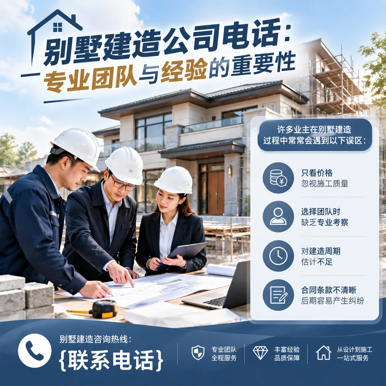 施秉别墅建造公司电话：专业团队与经验的重要性