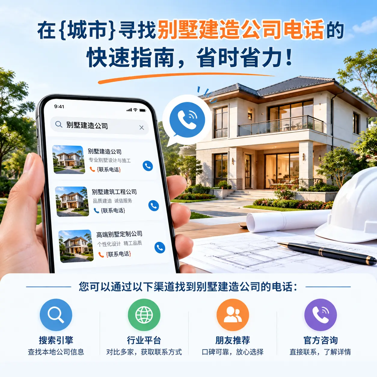 在施秉寻找别墅建造公司电话的快速指南，省时省力！