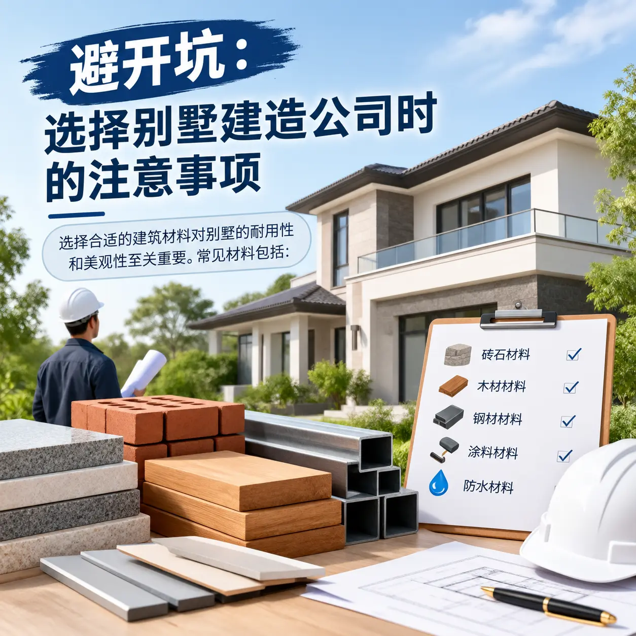避开坑:选择 施秉 别墅建造公司时的注意事项