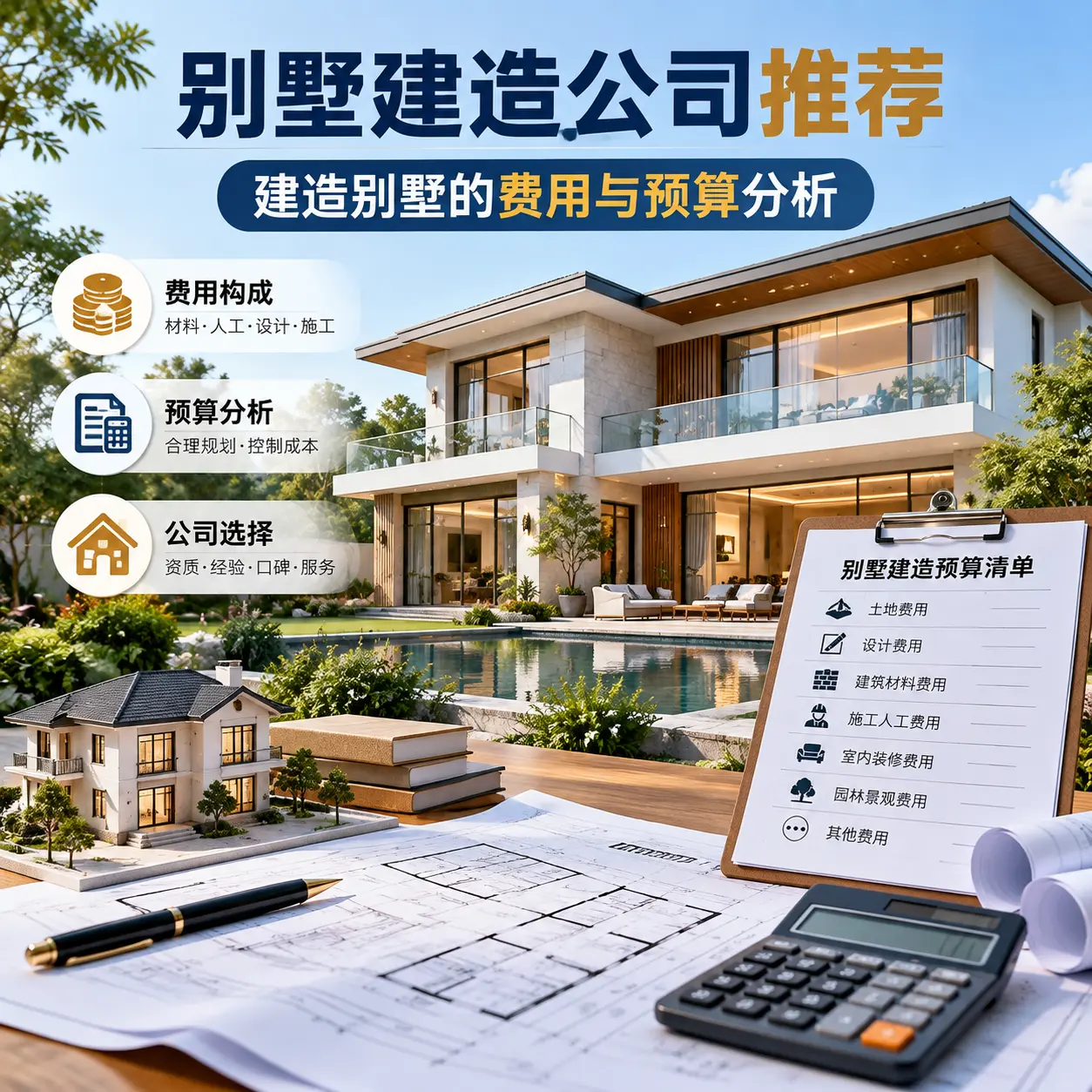 别墅建造公司推荐： 施秉 建造别墅的费用与预算分析