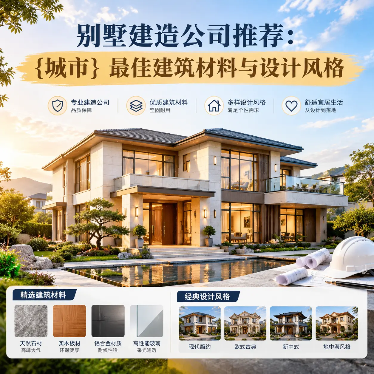 别墅建造公司推荐: 施秉 最佳建筑材料与设计风格