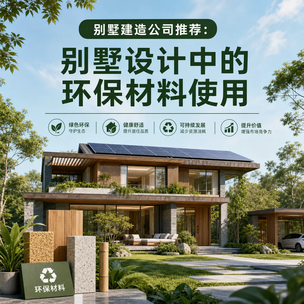 别墅建造公司推荐： 施秉 别墅设计中的环保材料使用