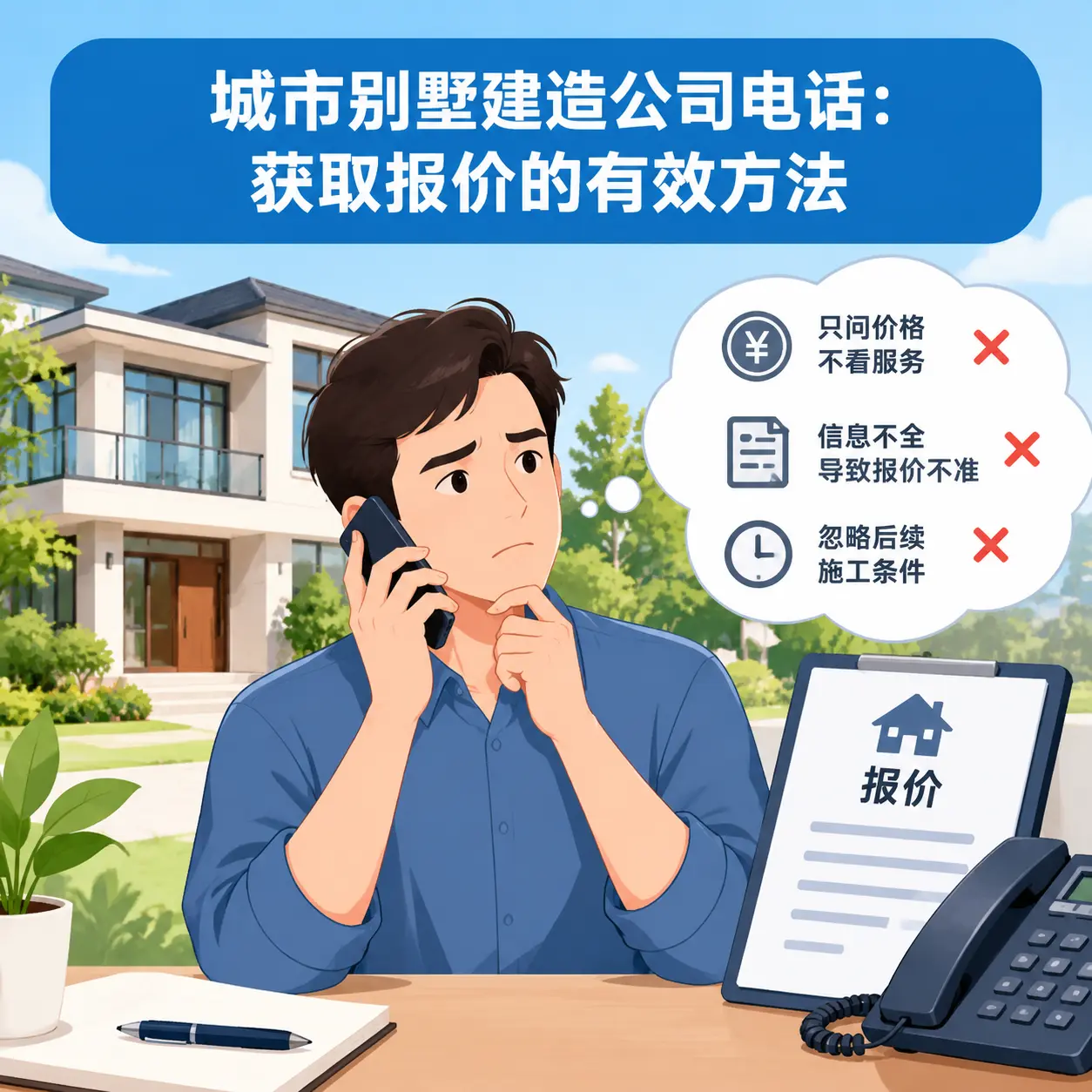 施秉别墅建造公司电话：获取报价的有效方法