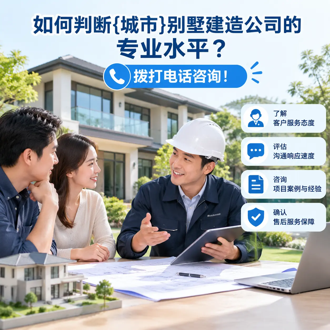 如何判断施秉别墅建造公司的专业水平？拨打电话咨询！